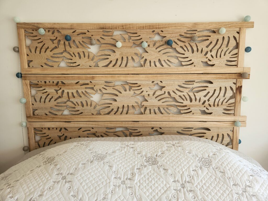 tete de lit bois découpe motifs fraiseuse cnc