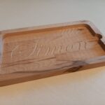 Planche à découper bois fraisage cnc