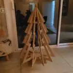 árbol de navidad madera corte fresadora cnc