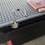 butées pneumatiques de positionnement table fraiseuse cnc LUQUE Machines