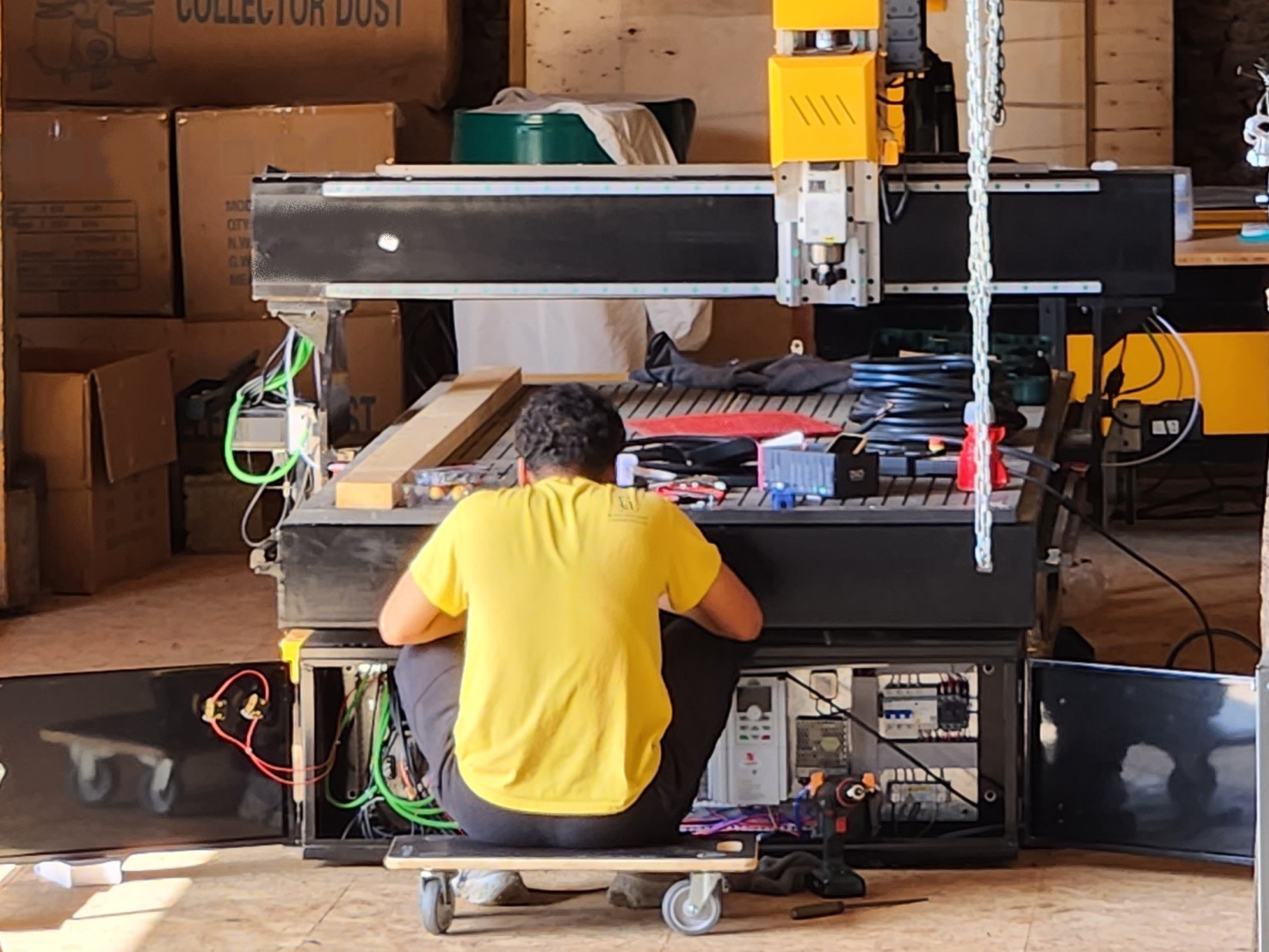 maintenance fraiseuse cnc machine outil LUQUE Machines