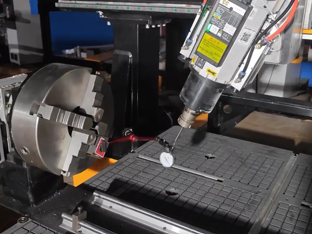 contrôle qualité fraiseuse cnc LUQUE Machines