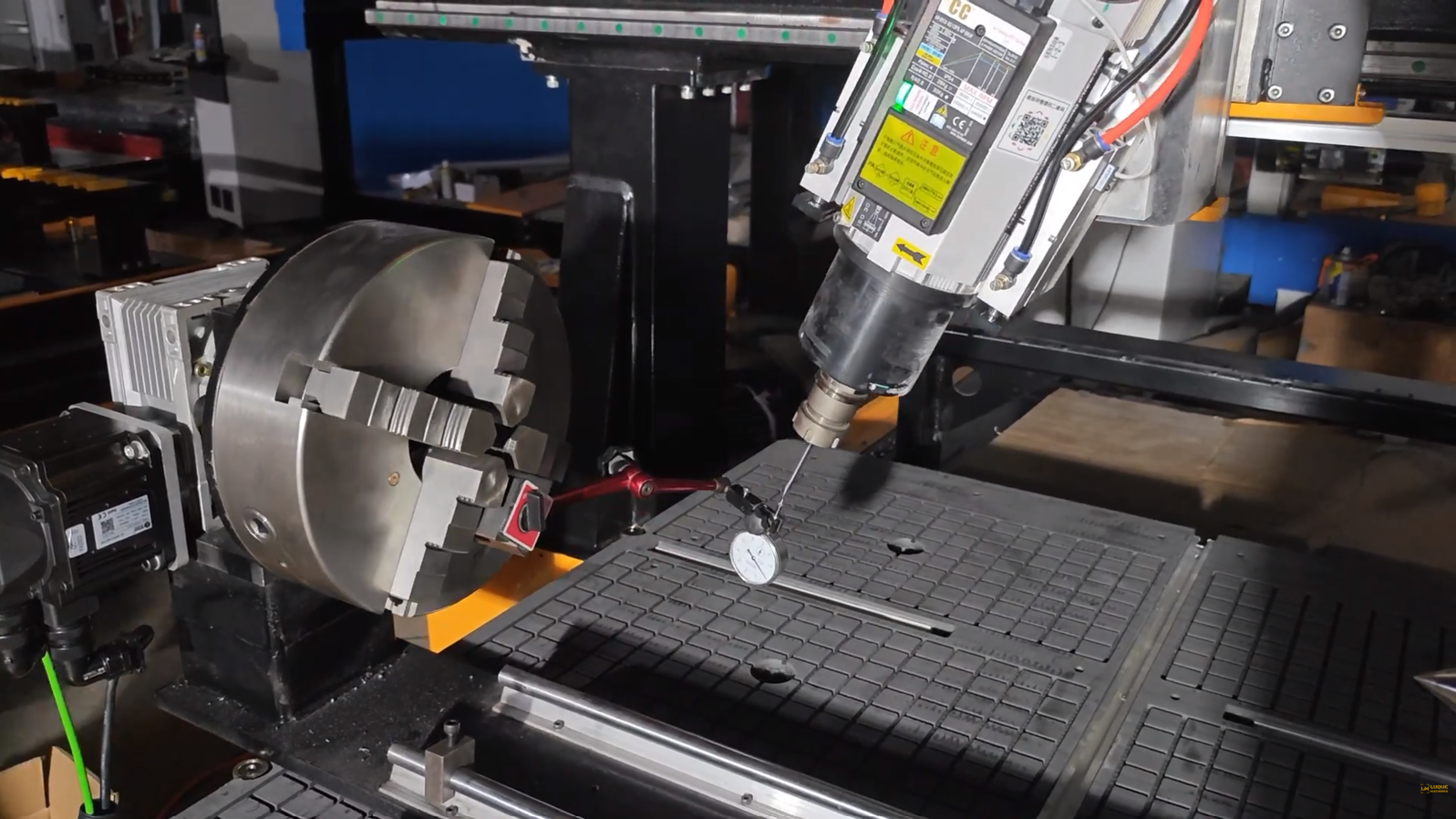 contrôle qualité fraiseuse cnc LUQUE Machines