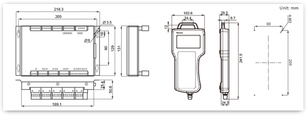 plan d'intégration du contrôleur DSP et de la manette Weihong NK105 G2